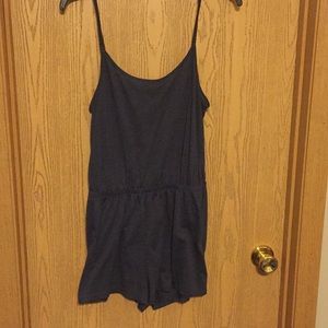 Navy blue romper